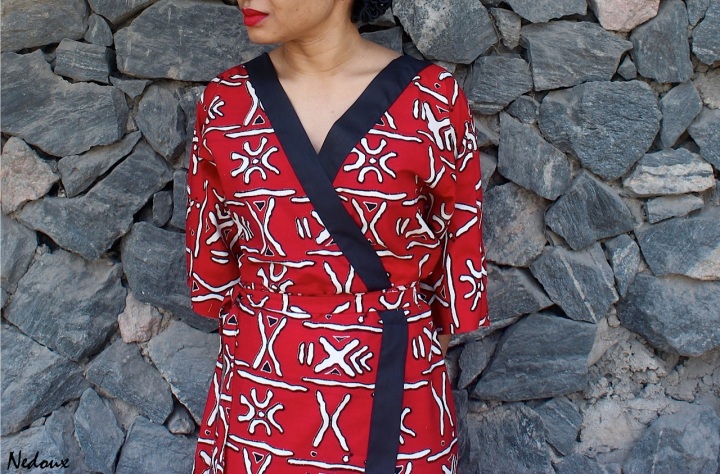 How to sew a kimono dress 6